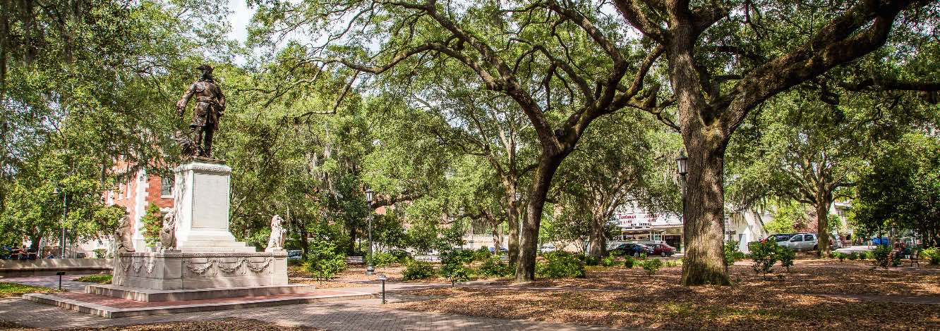 James Oglethorpe Monument, Savannah GA